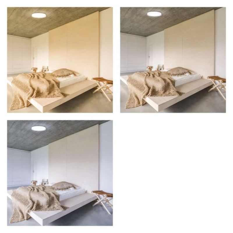 LED prisadené svietidlo ILVI, kruhové 30W, stmiev.so zmenou CCT 7