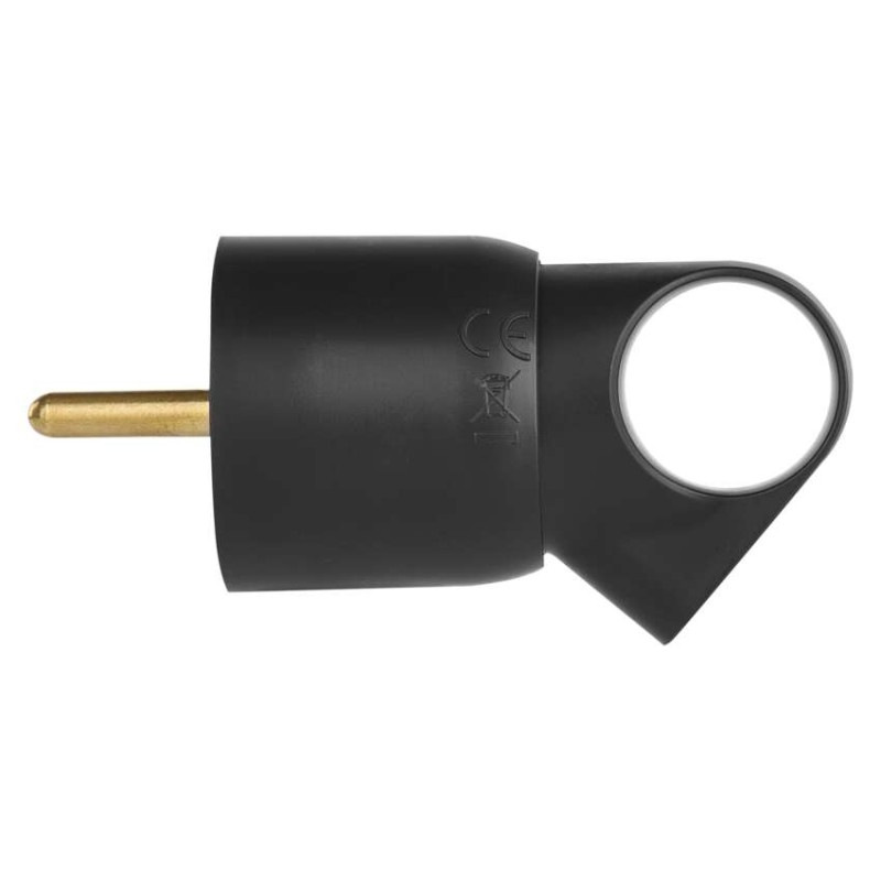 Legrand vidlica priama s úchytom, čierna 2