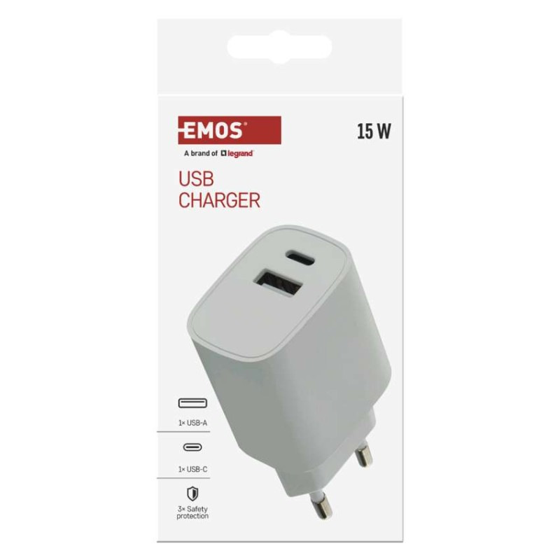 Univerzálny USB adaptér BASIC do siete 15 W max. 7