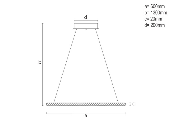 LED závesné svietidlo s diaľkovým ovládačom 90W - TA2313/W 5