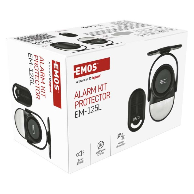 Alarm s pohybovým senzorom EM‑125L PROTECTOR 13