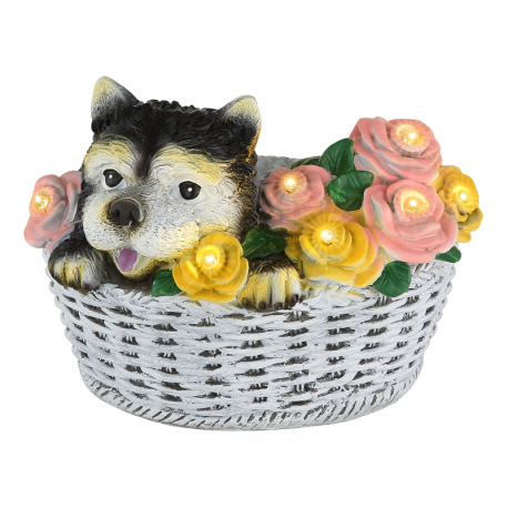 Solárne svietidlo, plast farebný matný, vypínač, batéria súčasťou balenia AA 300mAh 1,2V, IP44, DxŠx 9