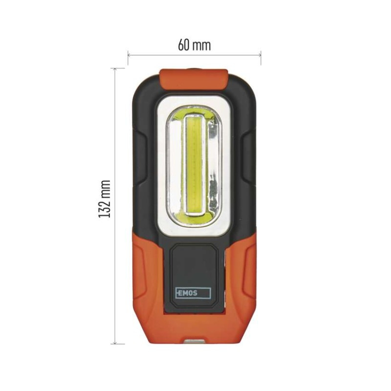 COB LED pracovné svietidlo P3888, 180 lm, 3× AAA 13