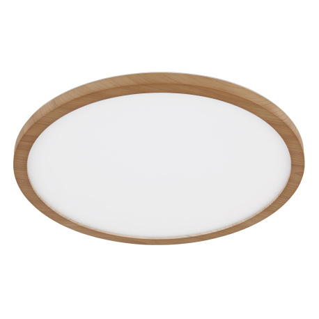 Stropné svietidlo, plast so vzhľadom dreva, satinovaný, biely, niekoľko úrovní cez nástenný spínač, 3