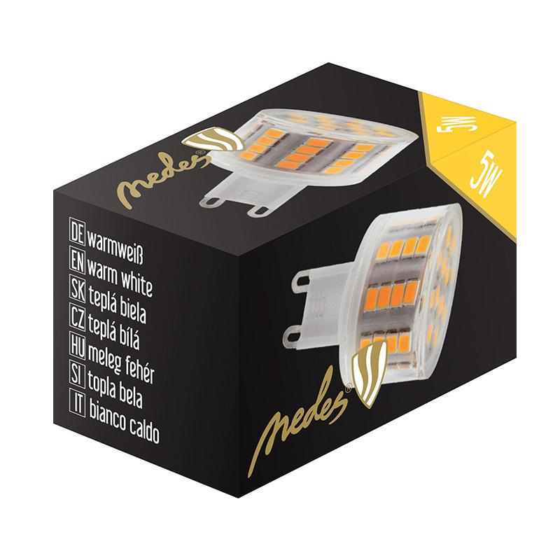 LED žiarovka 5W - G9 / SMD / 2800K / W - ZLS615CW 6