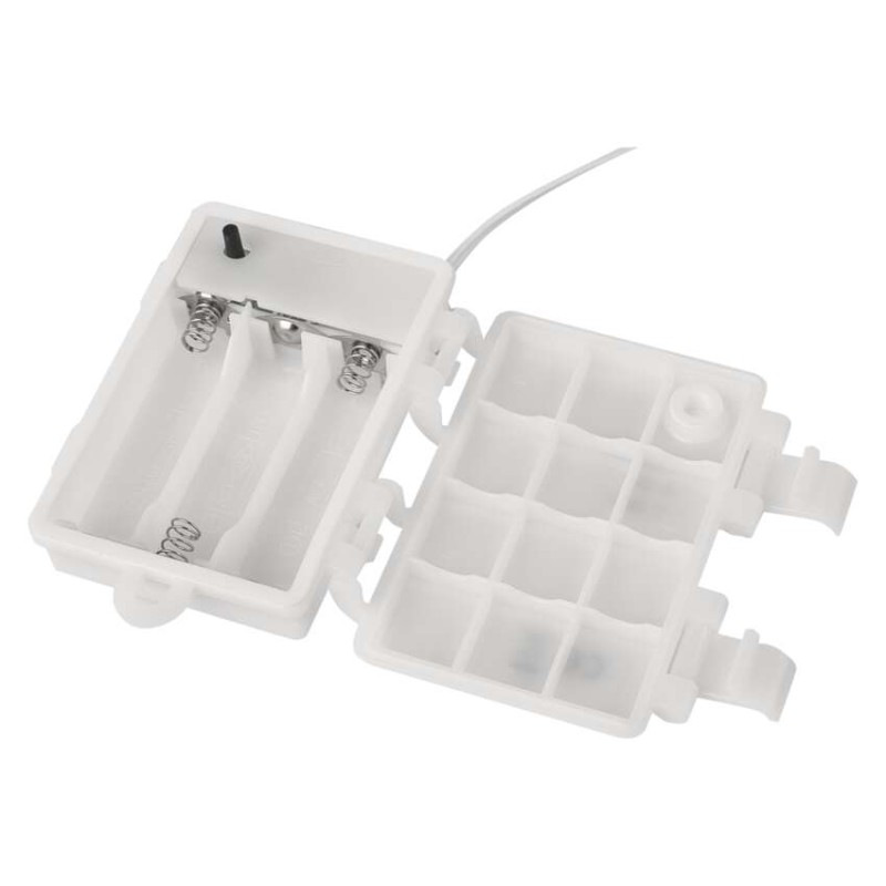 LED dekorácia - 2x brezová vetvička, 60 cm, 3x AA, IP44, teplá biela, časovač 8