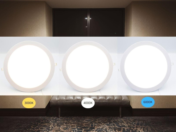 LED vsadený panel 24W / PR / SMD / CCT / WH - LPL135 1