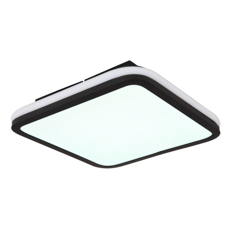 Stropné svietidlo kov čierny matný, akryl biely, stmievateľné, niekoľko úrovní pomocou nástenného sp 6