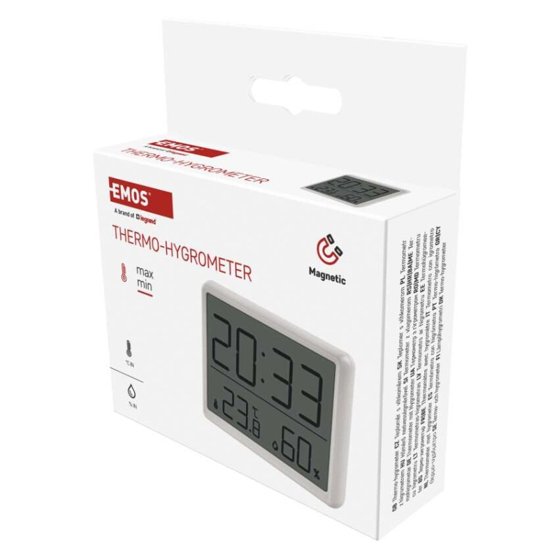 Digitálny teplomer s vlhkomerom E6210 2