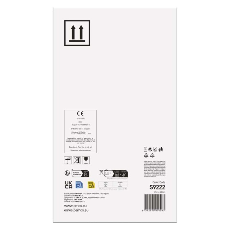 Datový kábel FTP CAT 5E LSZH, 305m 6