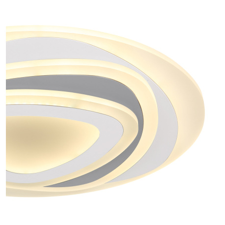 Stropné svietidlo, kov biely, akryl antracit a biely, stmievateľné, diaľkové ovládanie, fixácia fari 4