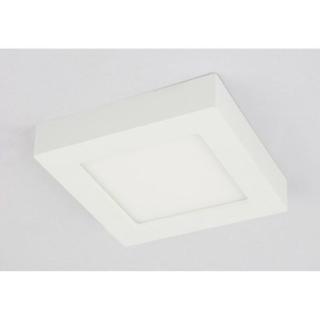Stropné svietidlo, plast biely, plast opál, DxŠxV:172x172x35, vrátane 1xLED 12W 230V, 1000lm, 3000K. 14