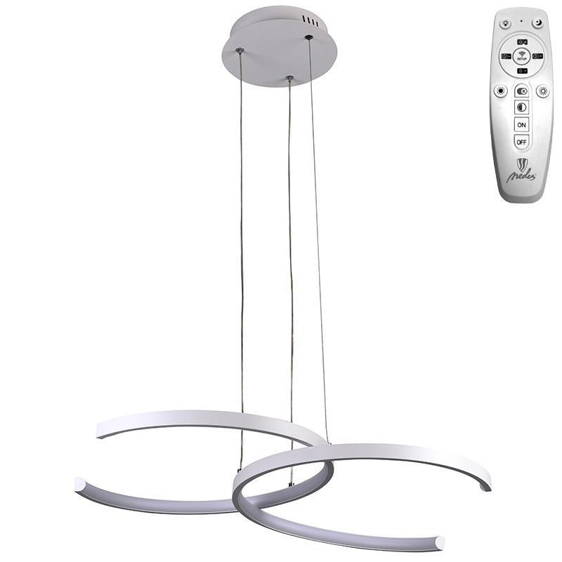 LED závesné svietidlo na lanku + diaľkový ovládač 50W - J4300/W 5