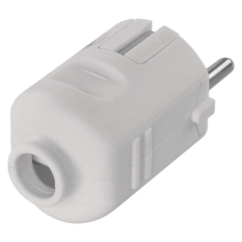 Vidlica priama pre predlžovací kábel, biela 5