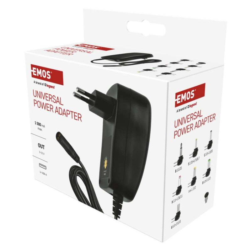 Univerzálny pulzný USB napájací zdroj 1500 mA s hrebienkom 8