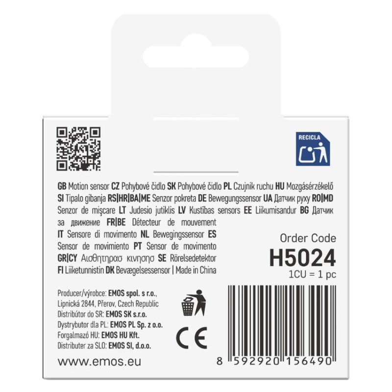 GoSmart PIR senzor (snímač pohybu) IP20, ZigBee 4