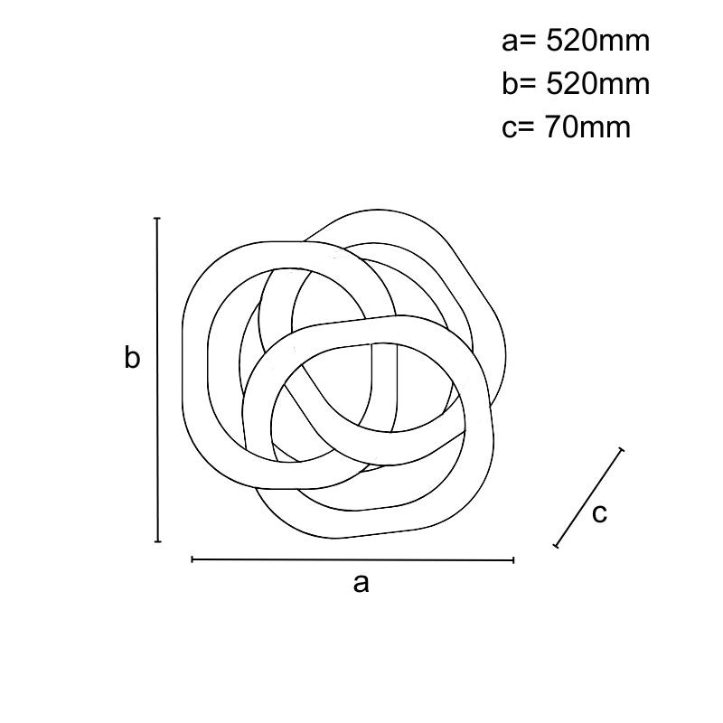 LED stropné svietidlo s diaľkovým ovládačom 130W - J1328/W 6