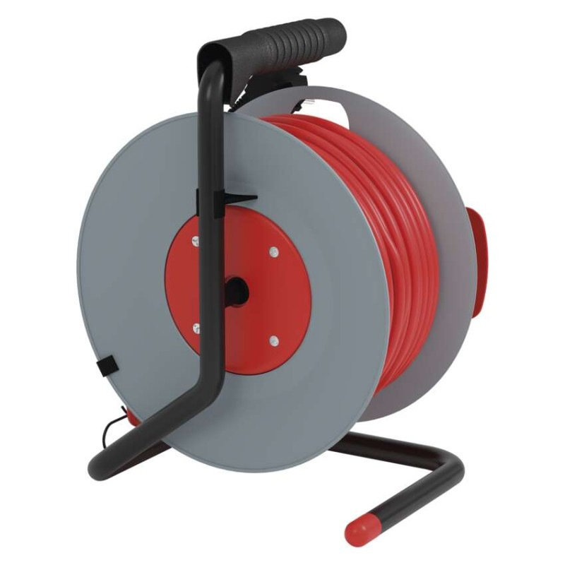 Predlžovací kábel na bubne 25 m / 1 zásuvka / červený / PVC / 230 V / 1,5 mm2 13