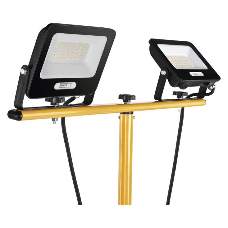 LED reflektor GLARO, 2×30W + trojnožka, neutrálna biela 14