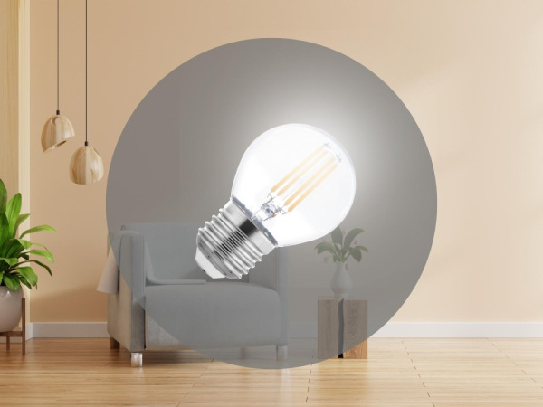 LED žiarovka / filament 6W - G45 / E27 / 4000K - ZLF828 5