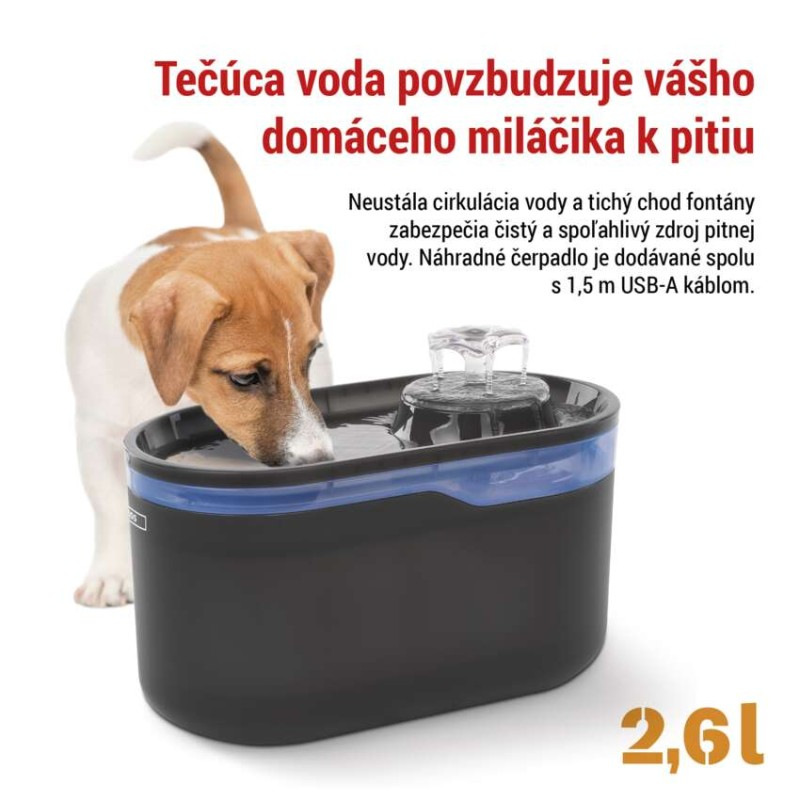 Náhradné vodné čerpadlo pre inteligentné vodné fontány, čierne 9