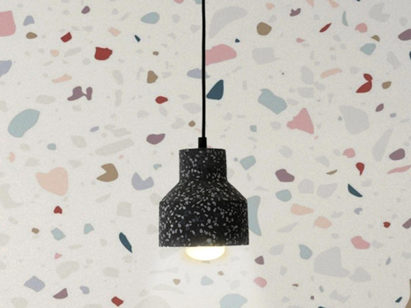 Závesné svietidlo Terrazzo / čierna 1 x E27 - ME0015R/B 7