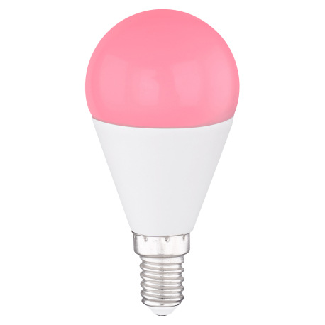 LED žiarovka, plast opál biely, ILLU, kompatibilné s Google Assistant a Alexa, mob. aplikácia, diaľk 2