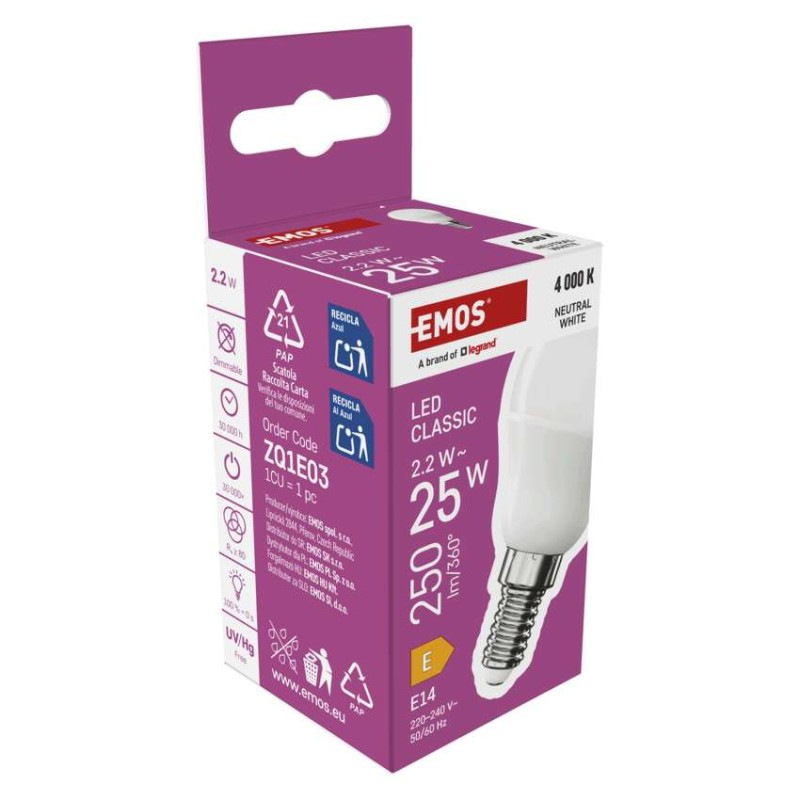 LED žiarovka CLS Mini Globe / E14 / 2,2 W (25 W) / 250 lm / neutrálna biela 8