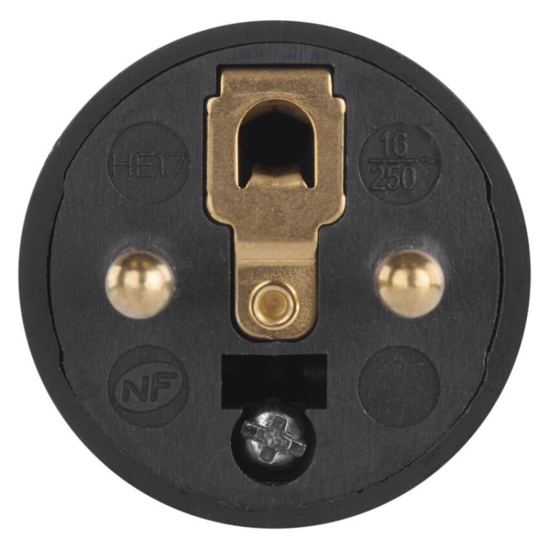 Legrand vidlica priama s úchytom, čierna 1