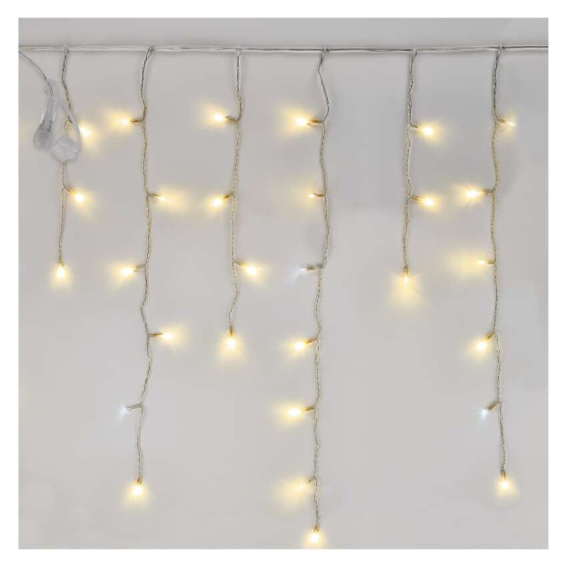 Standard LED spoj. reťaz blikajúca – cencúle, 2,5 m, vonkajšia, teplá/studená biela 6