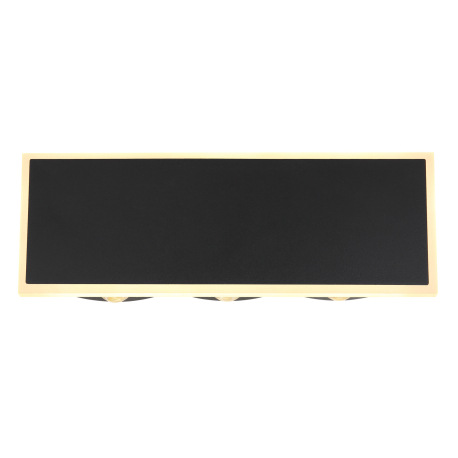 Nástenné svietidlo kov čierny matný, akryl biely, plast číry, ŠxV: 250x90mm, H: 50mm, LED 12W 230V, 3