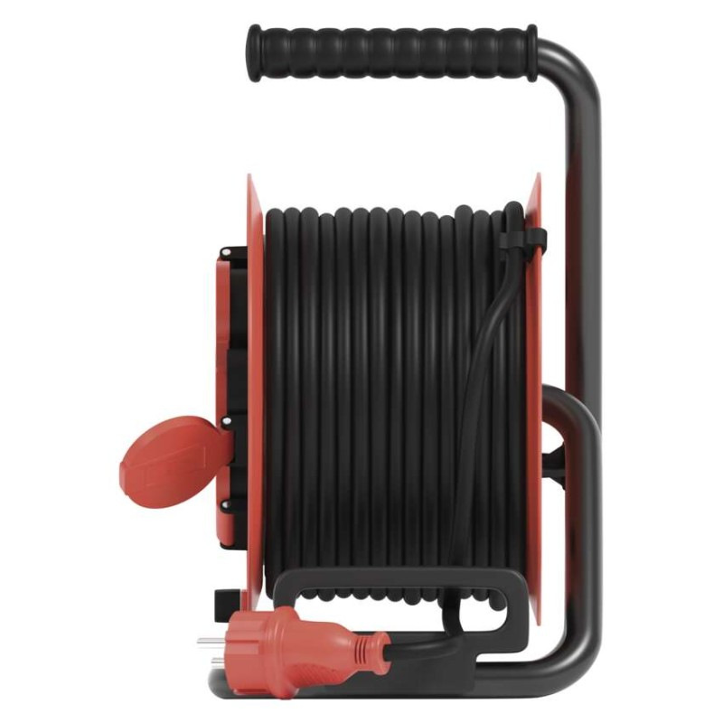 Vonkajší predlžovací kábel na bubne 25 m / 4 zásuvky / guma / 230 V / 1,0 mm2 / IP44 8