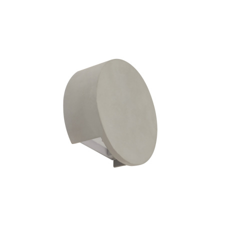 Nástenné svietidlo, betón, sivá, Ø: 155, H: 60, vrátane 1xLED 6,5W 230V, 584lm, 3000K. 2