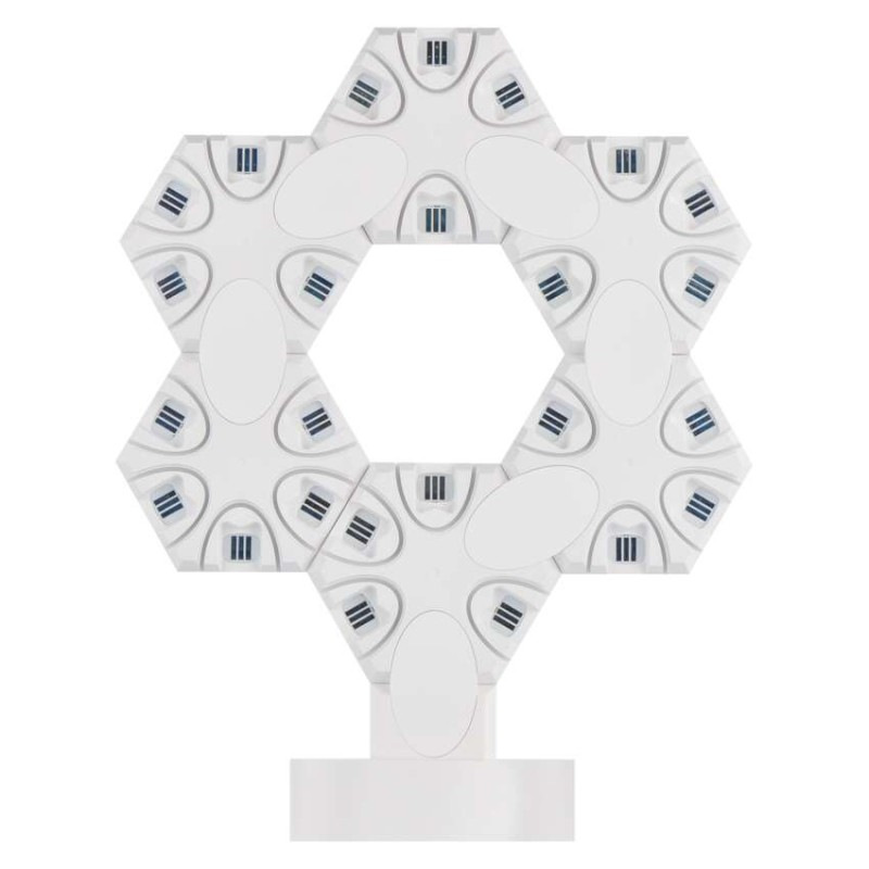 GoSmart LED stolná lampa Hexagon biela, 6 častí, RGBIC stmievateľná, WiFi 8