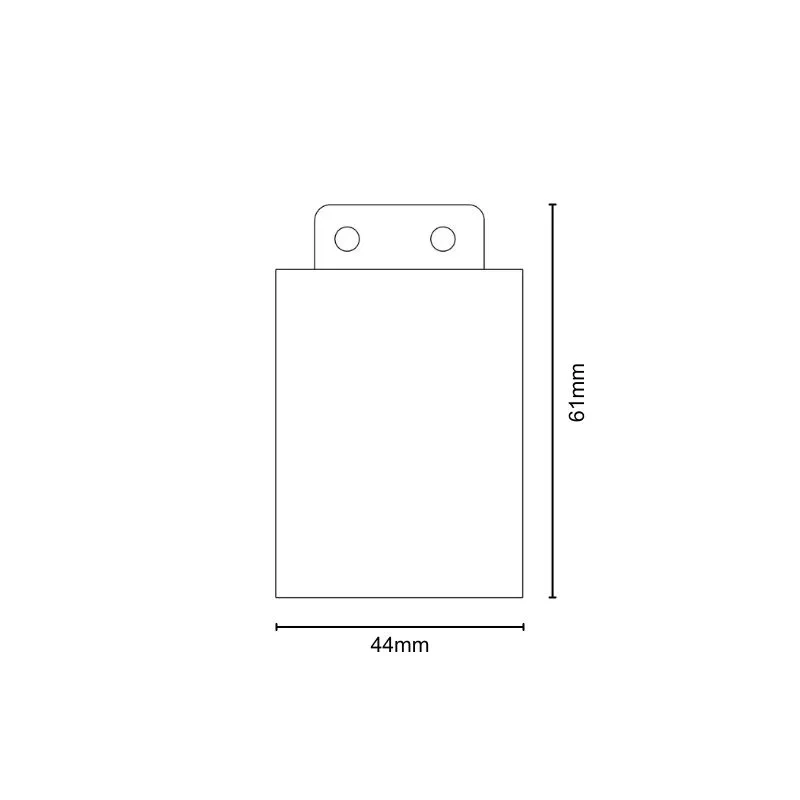 Set na montáž na bočnú stenu pre núdzové svietidlá LEL204 - HE02 4