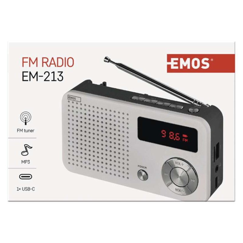 Rádio s mp3 EMOS EM-213 5
