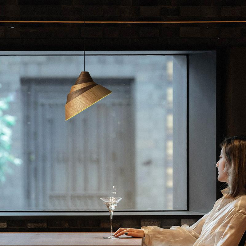 Závesné svietidlo z masívneho dreva E27 / 330 - WRE031 1