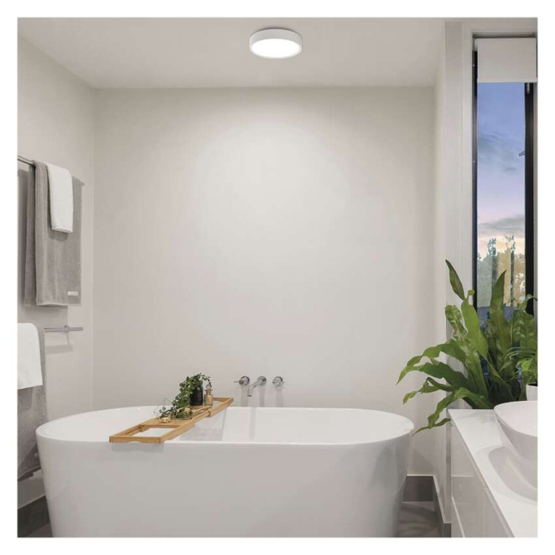 LED prisadené svietidlo RORI kruhové, biele, 17W, CCT 4