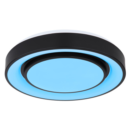 Stropné svietidlo, kov čierny, plast biely,dúhový efekt, pamäťová funkcia, nočné svetlo, stmievateľn 10