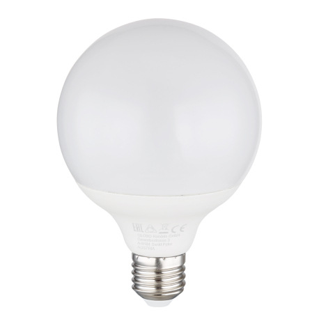 LED žiarovka, plast opál, stmievateľné, ø:95mm, V:142mm, vrátane 1x E27 LED 11W 230V, 1055lm zdroj, 2