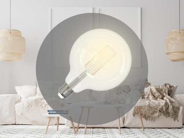 LED žiarovka / filament 18W - G125 / E27 / 3000K - ZLF914 8