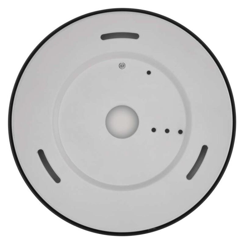 LED prisadené svietidlo, kruhové, čierne, 12,5W, CCT 7