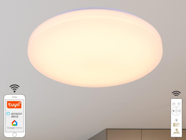 LED stropná lampa OPAL + diaľkový ovládač + Wifi 48W - LC902S 8