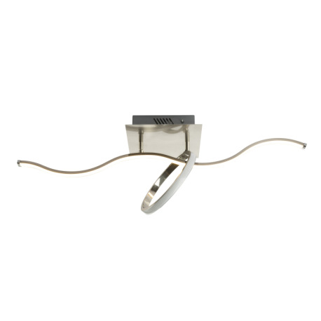 Stropné svietidlo, nikel matný, kruh nastaviteľný v strede, diaľkové ovládanie, menič farieb, fixáci 2