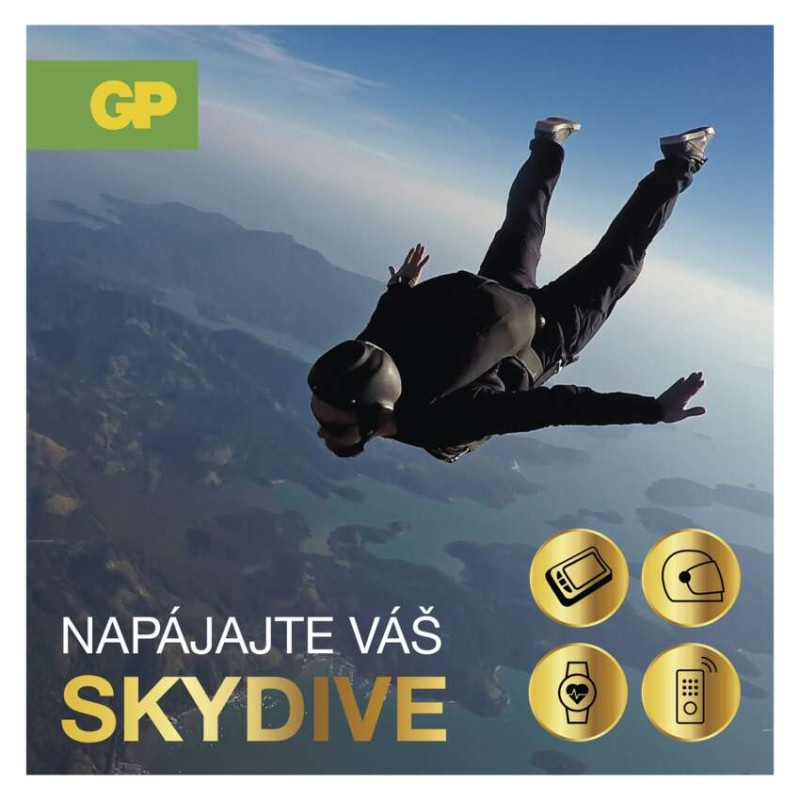 Lítiová gombíková batéria GP CR2325, 1 ks 2