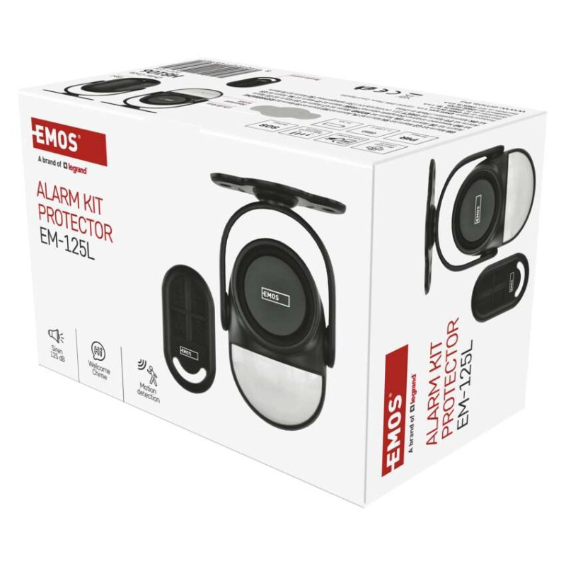 Alarm s pohybovým senzorom EM‑125L PROTECTOR 12