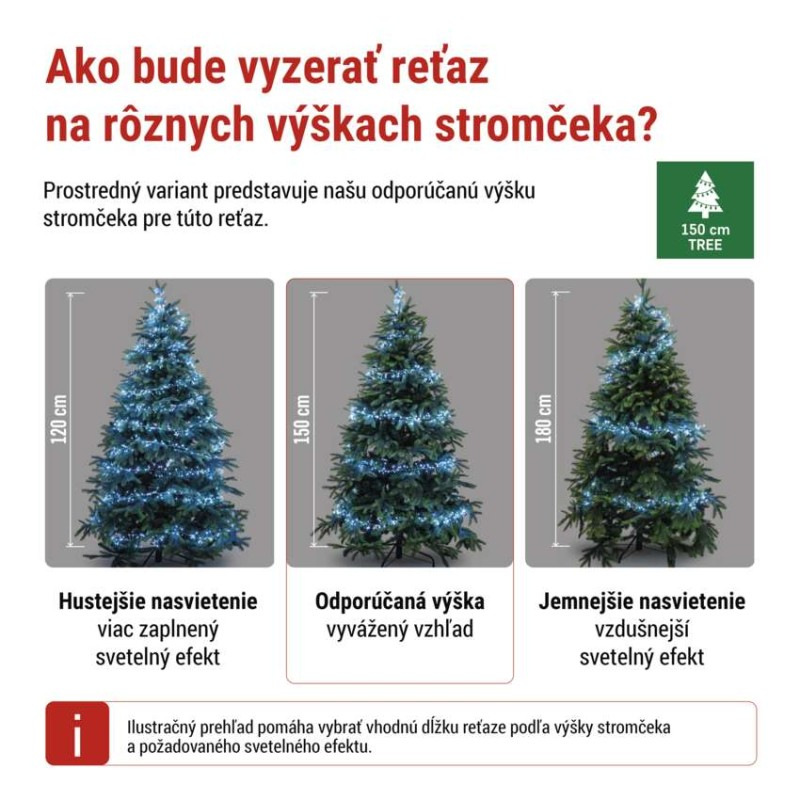 LED nano reťaz na cievke, strieborný, 14,4 m, studená biela, časovač 6