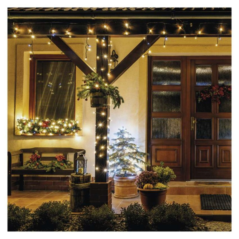 Predlžovací kábel pre spojovacie reťaze Standard čierny, 10 m, vonkajší aj vnútorný 11