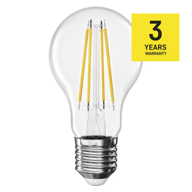 LED žiarovka Filament A60 A CLASS/ E27 / 5 W (75 W) / 1 060 lm / neutrálna biela 4