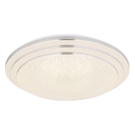 Stropné svietidlo, kov biely, akryl biely, stmievateľné, fixácia farby, pamäťová funkcia, diaľ.ovlád